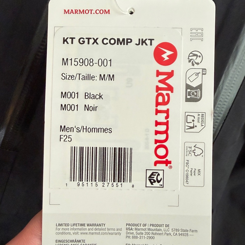 Marmot Men's GORE-TEX® KT Insulated Component 3-in-1 Jacket - Picture 10 of 15